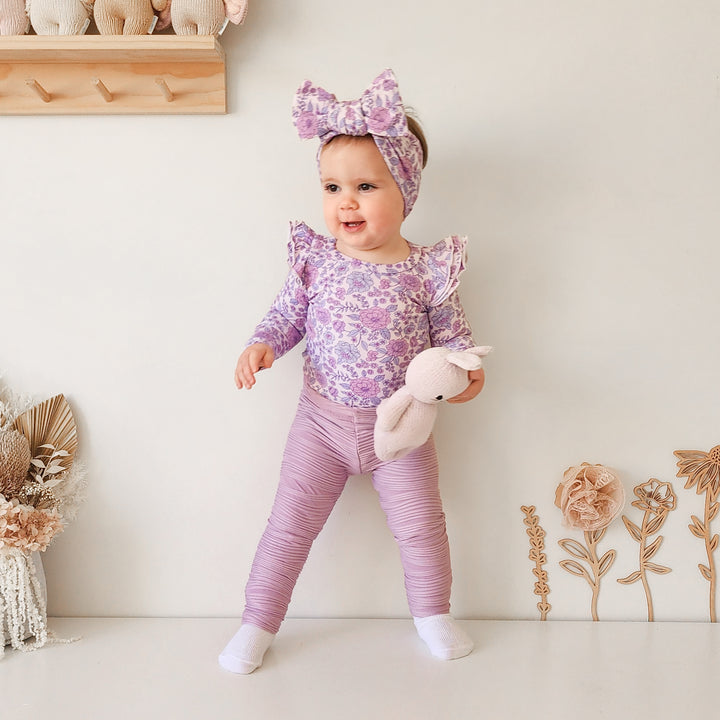 baby purple leggings