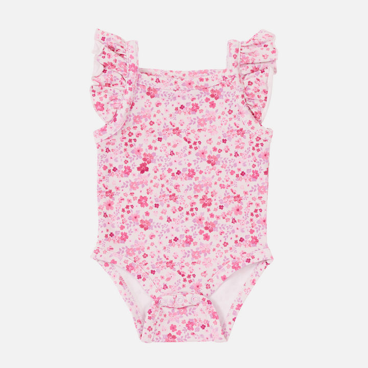 Floral Flutter Singlet - Maddison