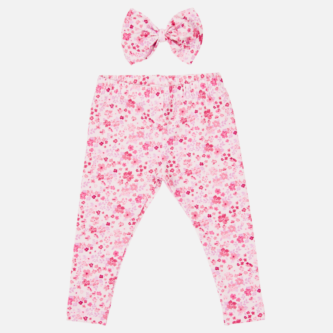 baby girl kids floral leggings