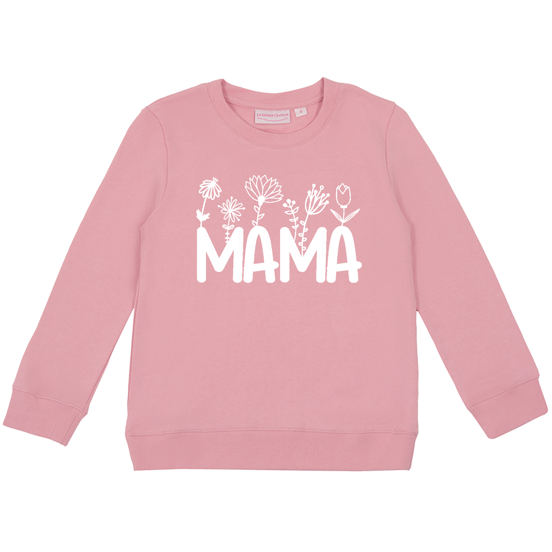 Personalised Mummy Crew Neck - Parisian Pink