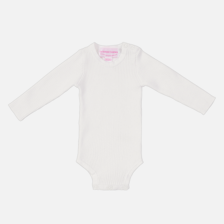 baby kids marshmallow long sleeve knitted bodysuit