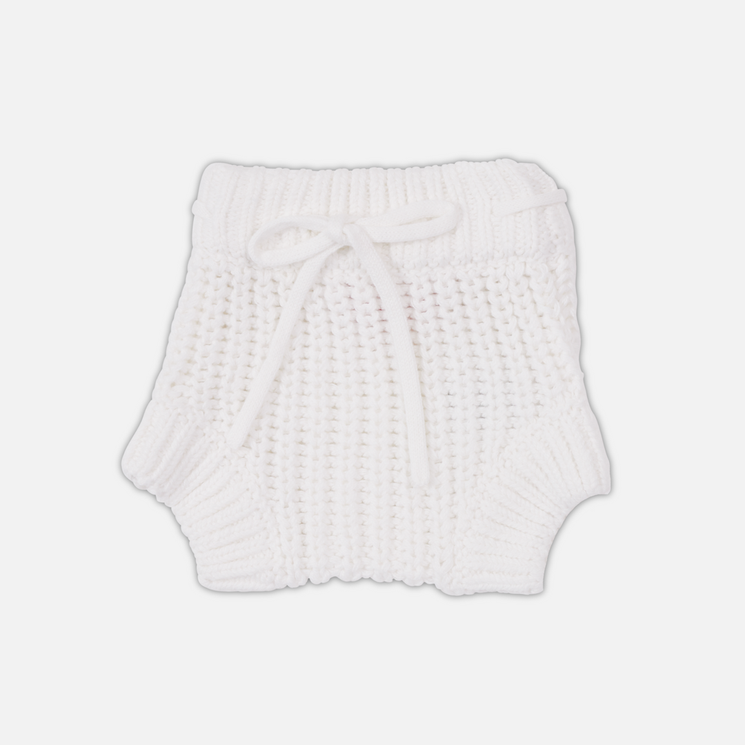baby marshmallow knitted bloomers