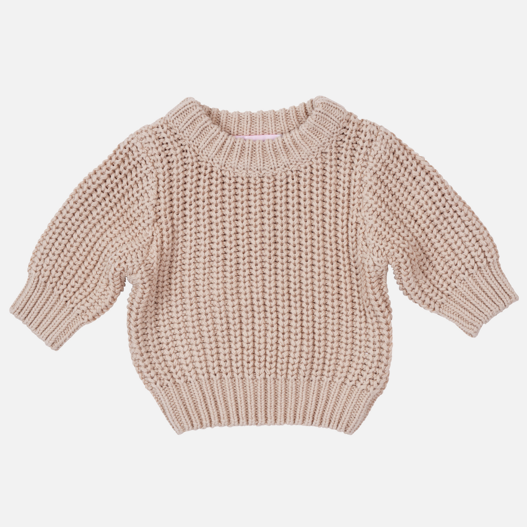 oat baby kids chunky knitted jumper