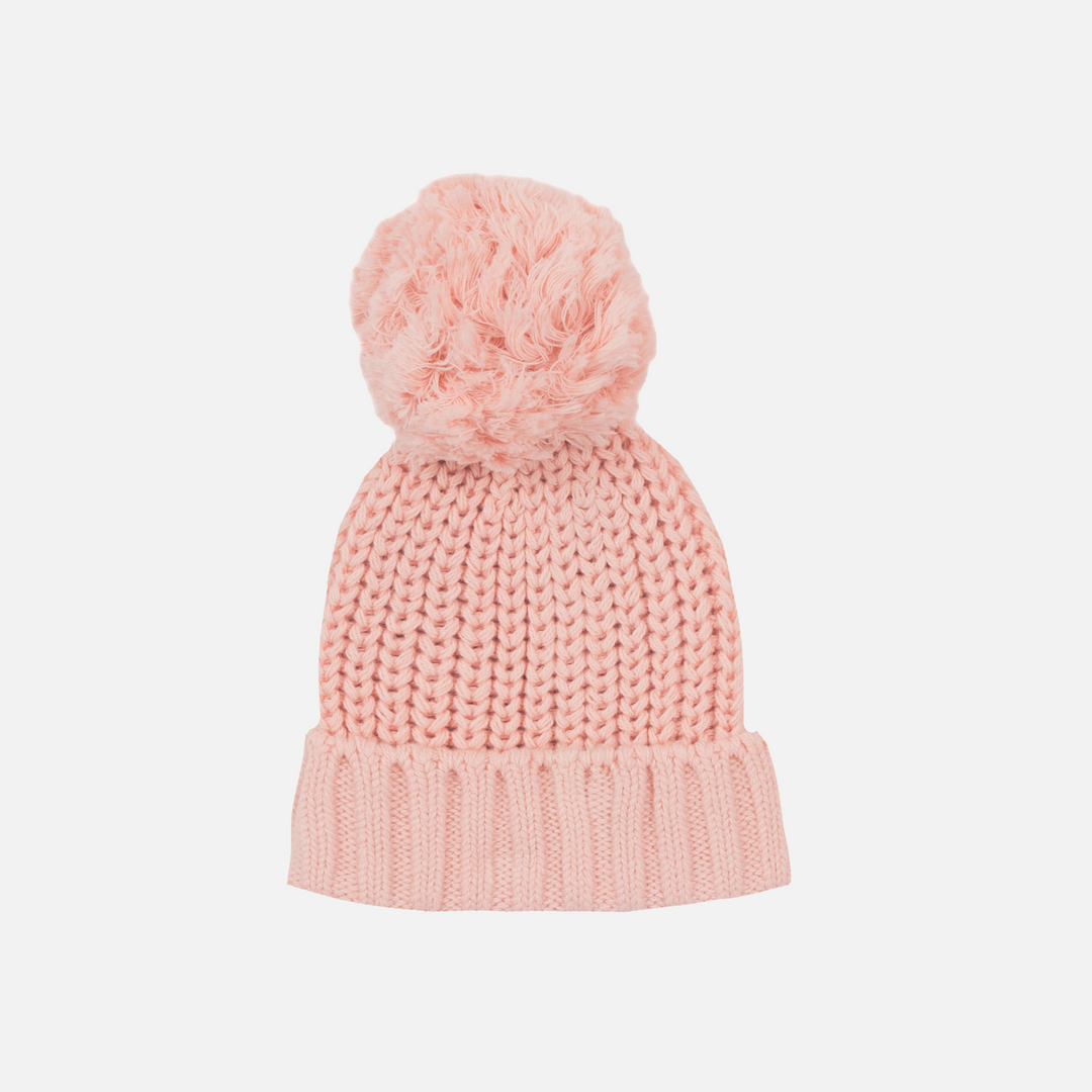 Super Chunky Knit Beanie - Peach