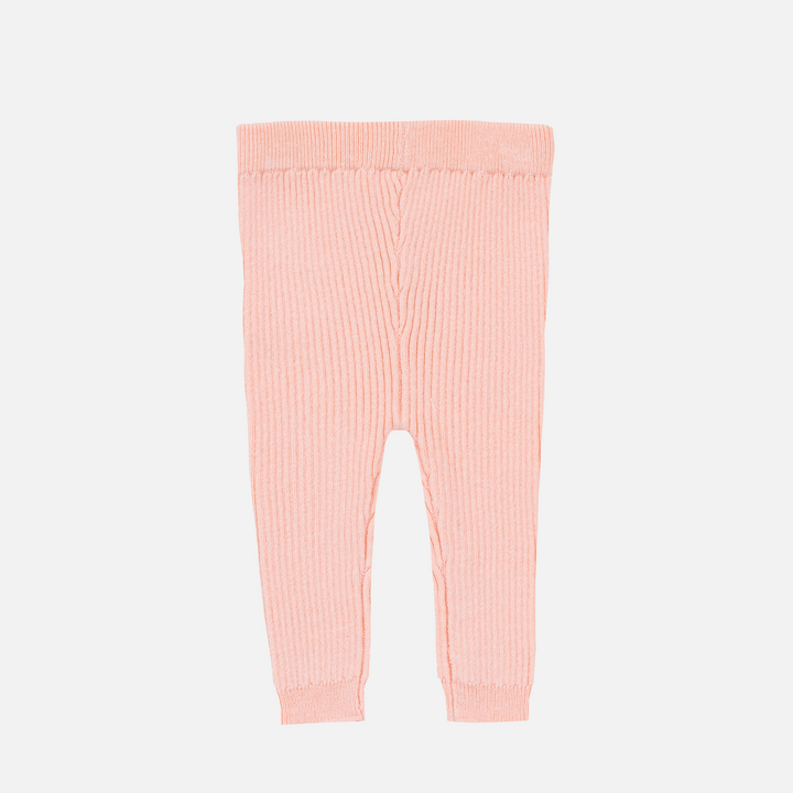 Knitted Leggings - Peach