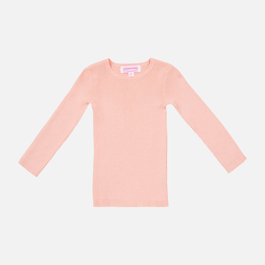 Knitted Bodysuit/Top - Peach