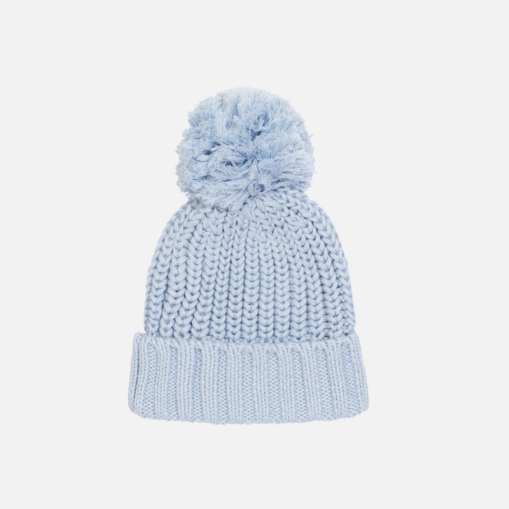 Super Chunky Knit Beanie - Powder Blue