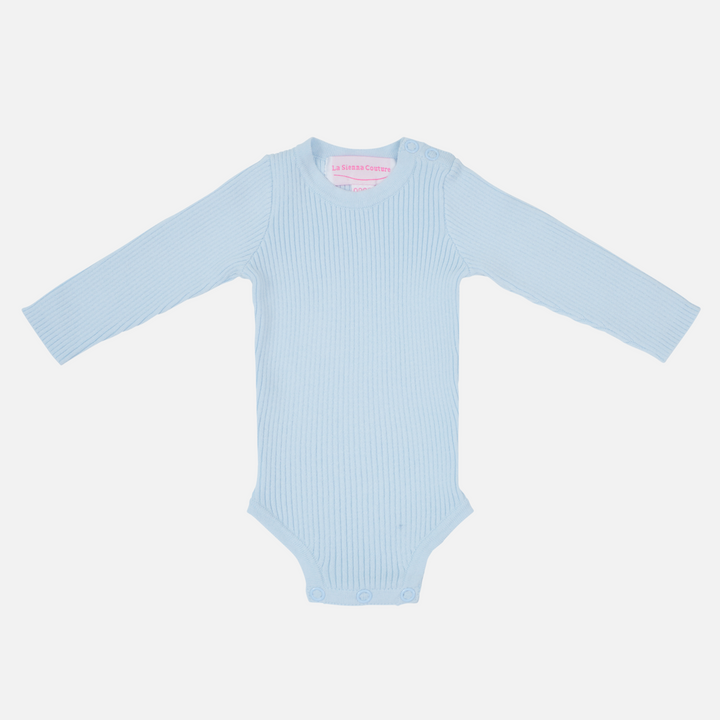 Knitted Bodysuit/Top - Sky Blue