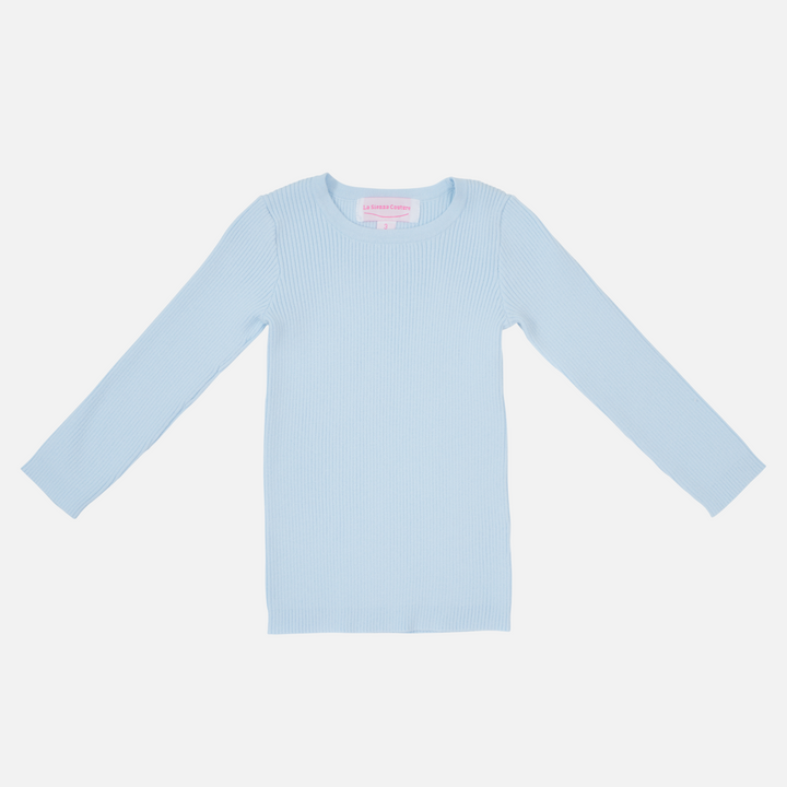 Knitted Bodysuit/Top - Sky Blue