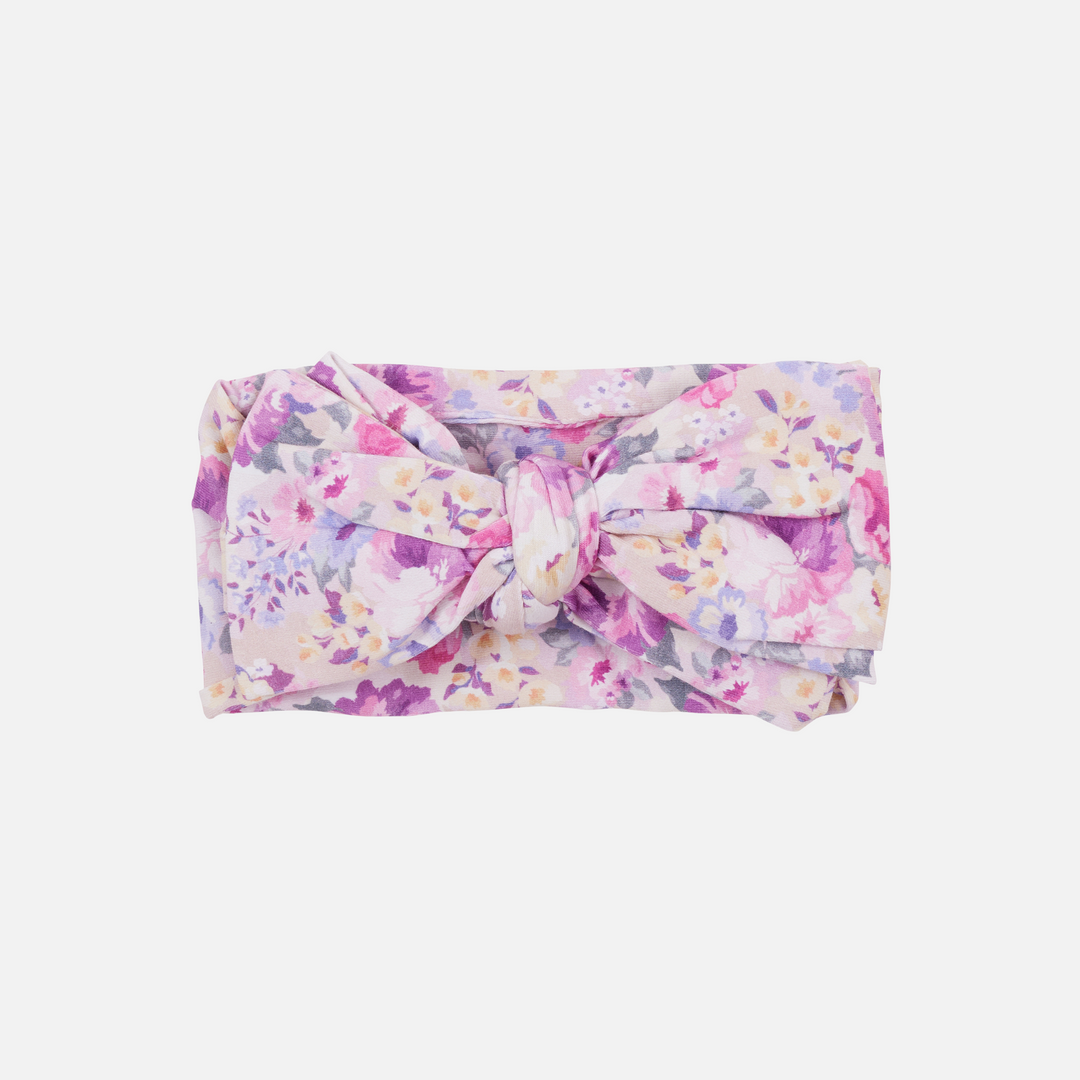 baby girls floral headwrap