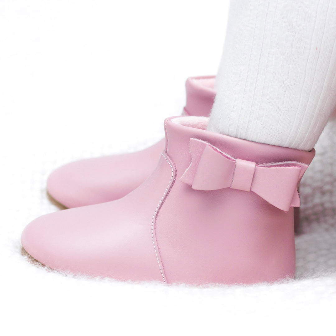 Baby girls lavender ankle boots