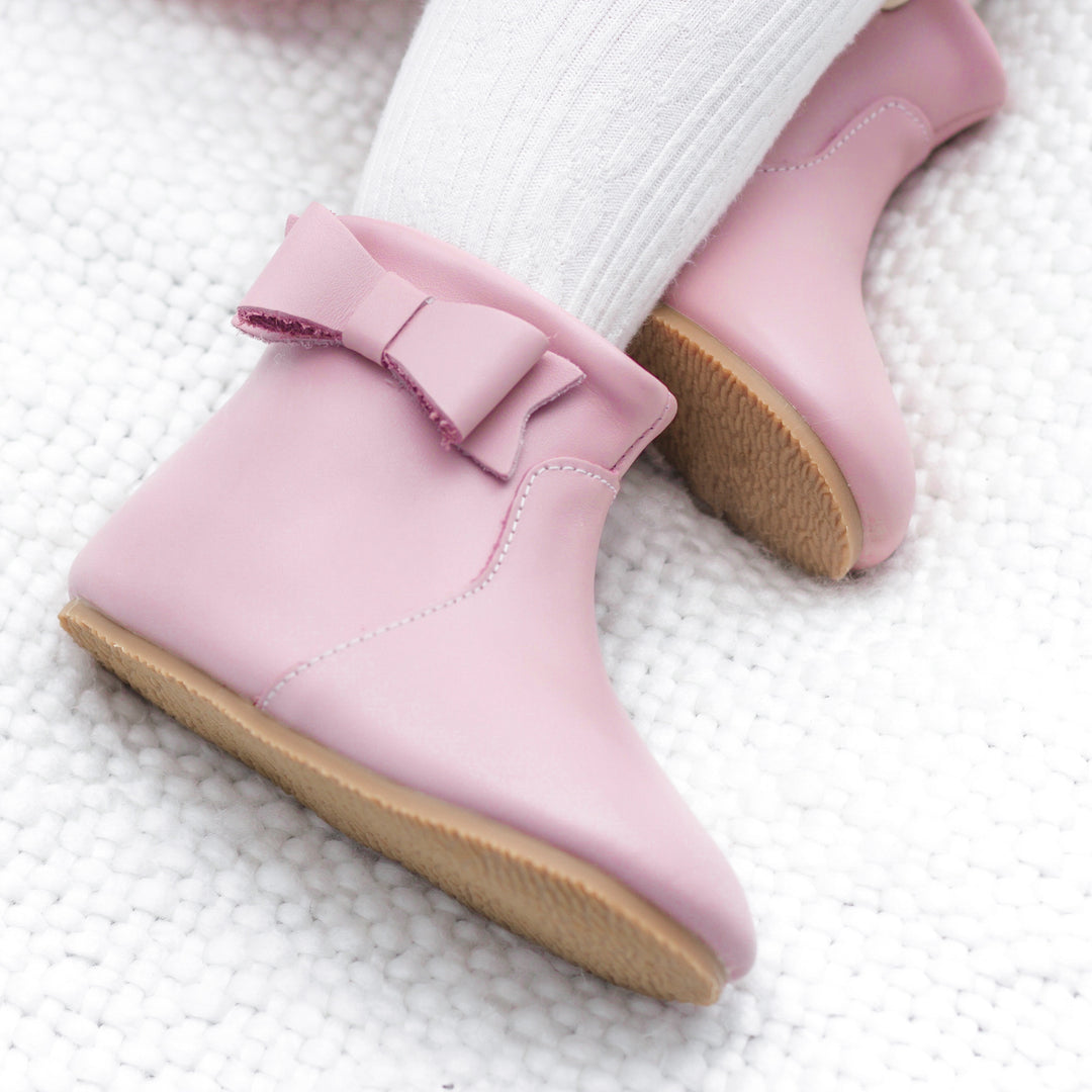 Baby girls lavender ankle boots