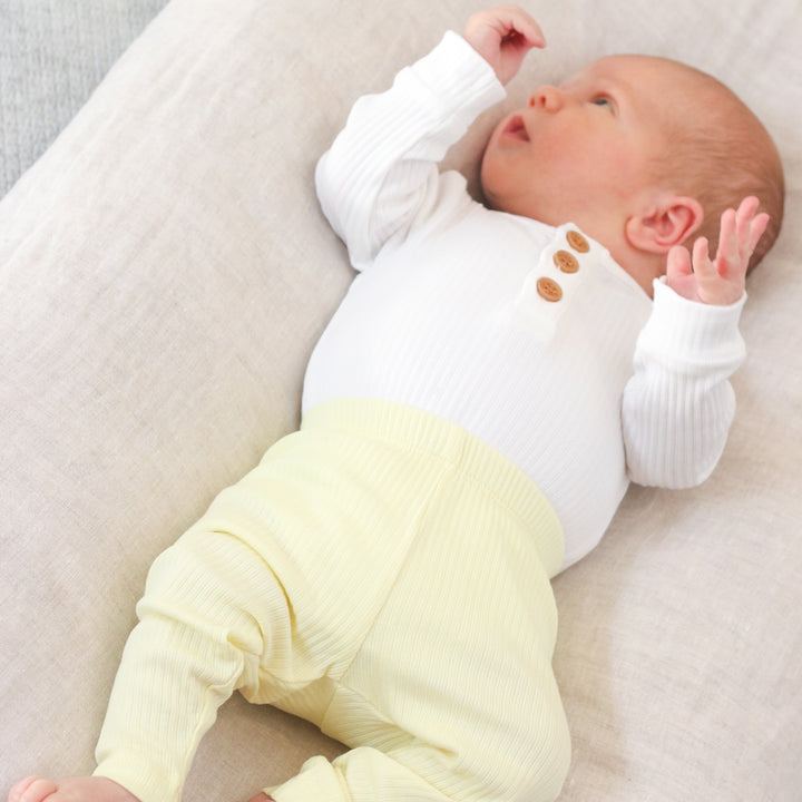 baby girl yellow leggings