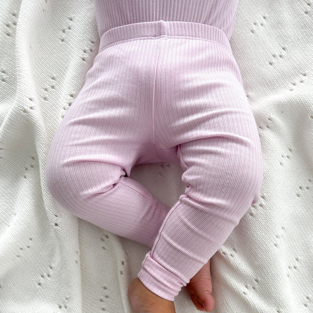 baby lilac leggings