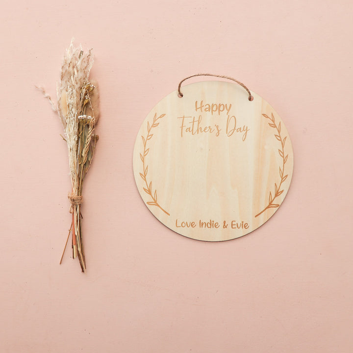 Father's Day Photo Plaque - Happy Father's Day