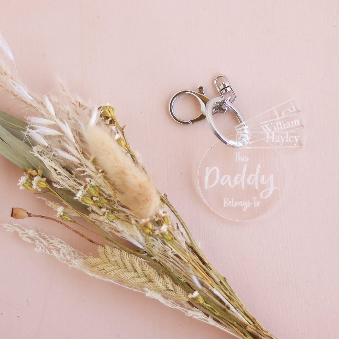 Personalised Acrylic Keyring - Father's Day