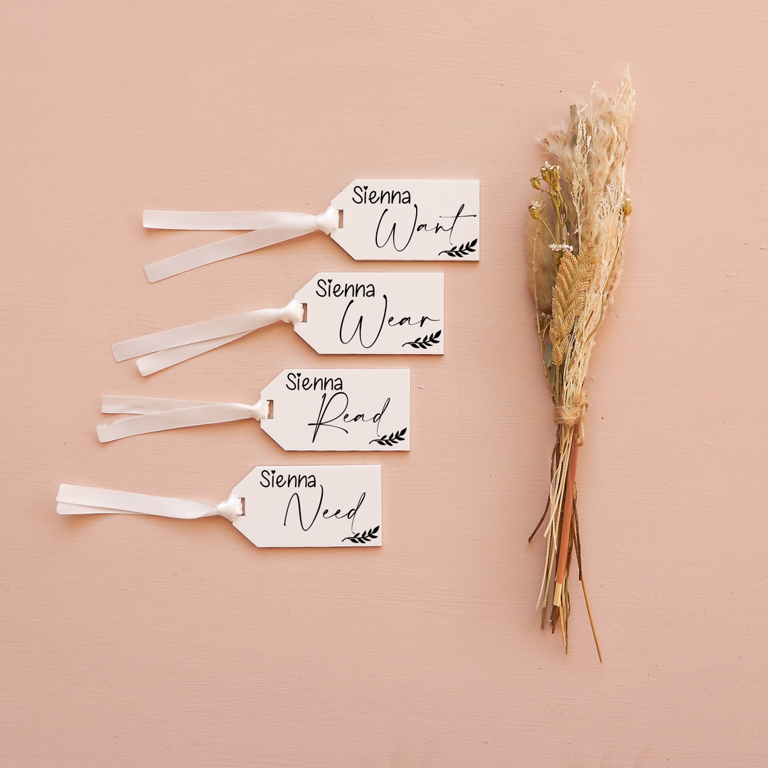 Acrylic Gift Tags - UV Printed