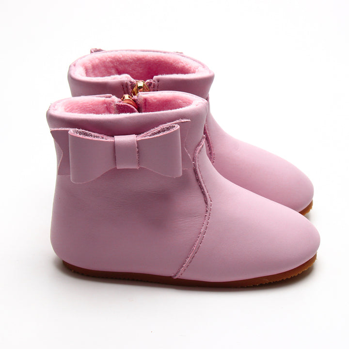 Baby girls lavender ankle boots