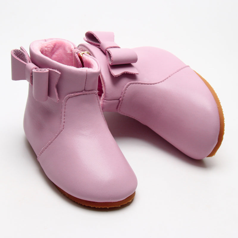 Baby girls lavender ankle boots