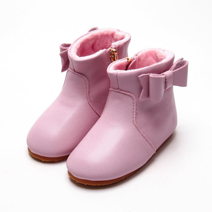 Baby girls lavender ankle boots