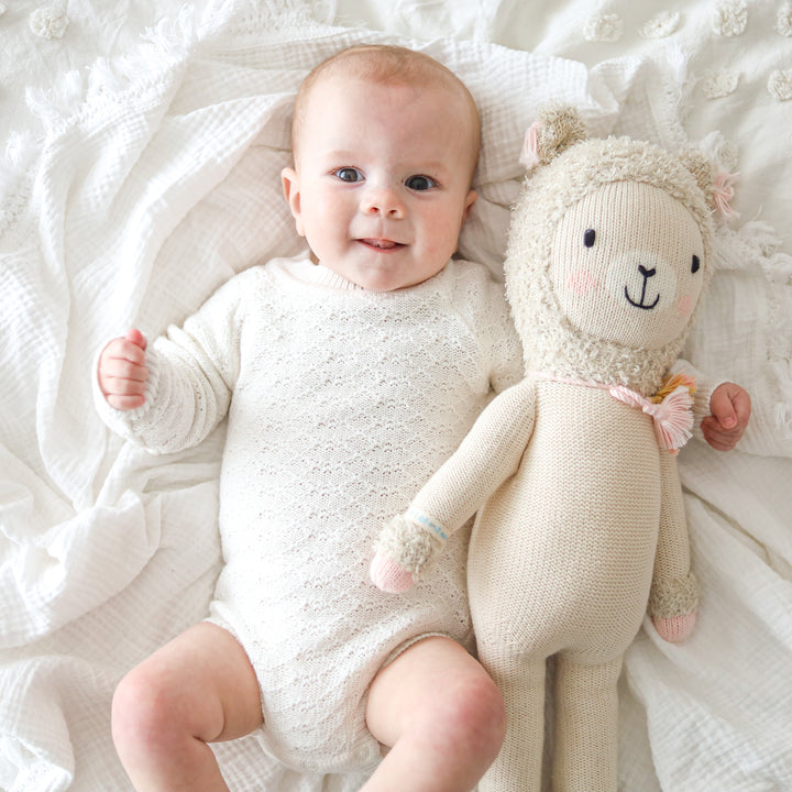 Montee Knitted Romper - Marshmallow