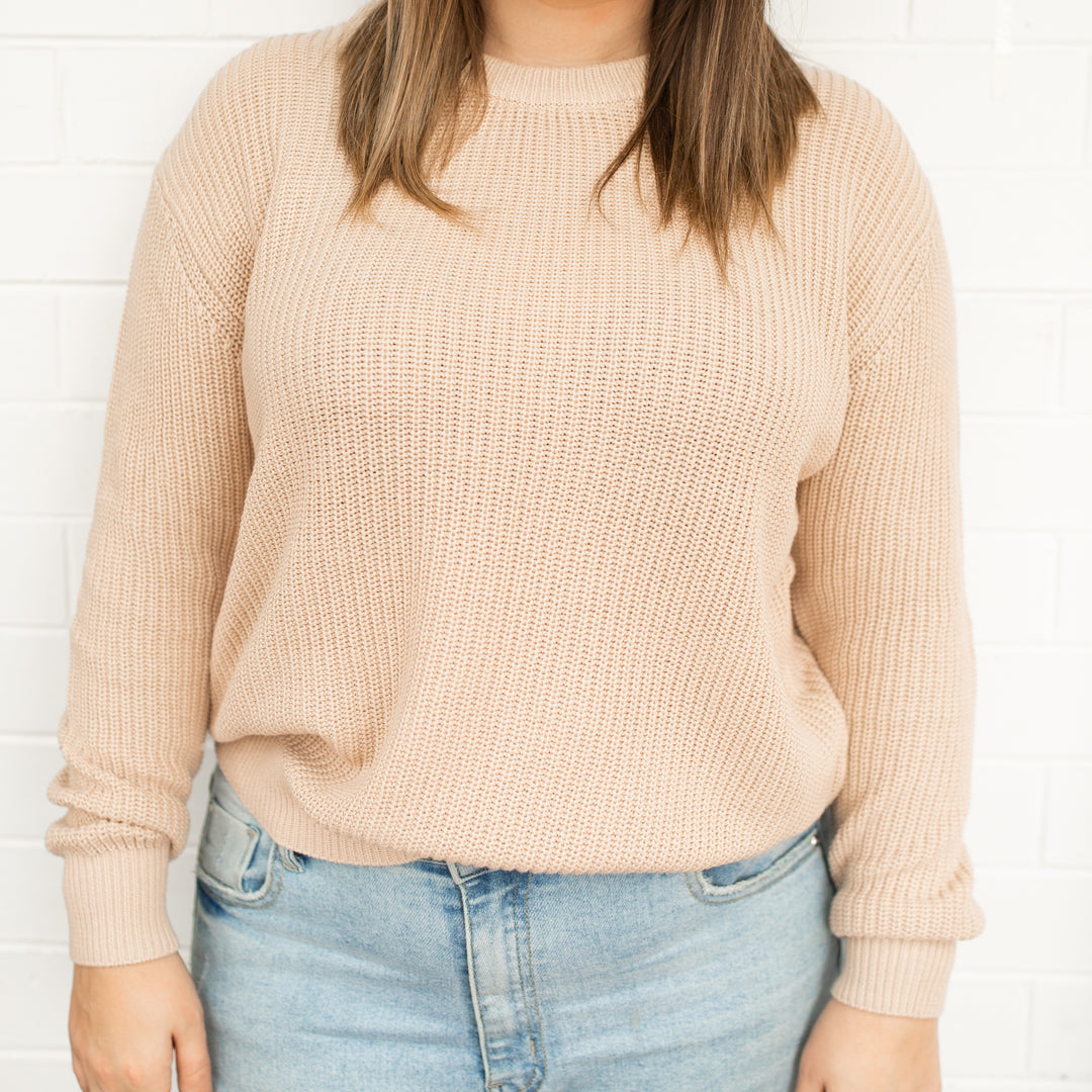 Mummy Chunky Knit - Oatmeal