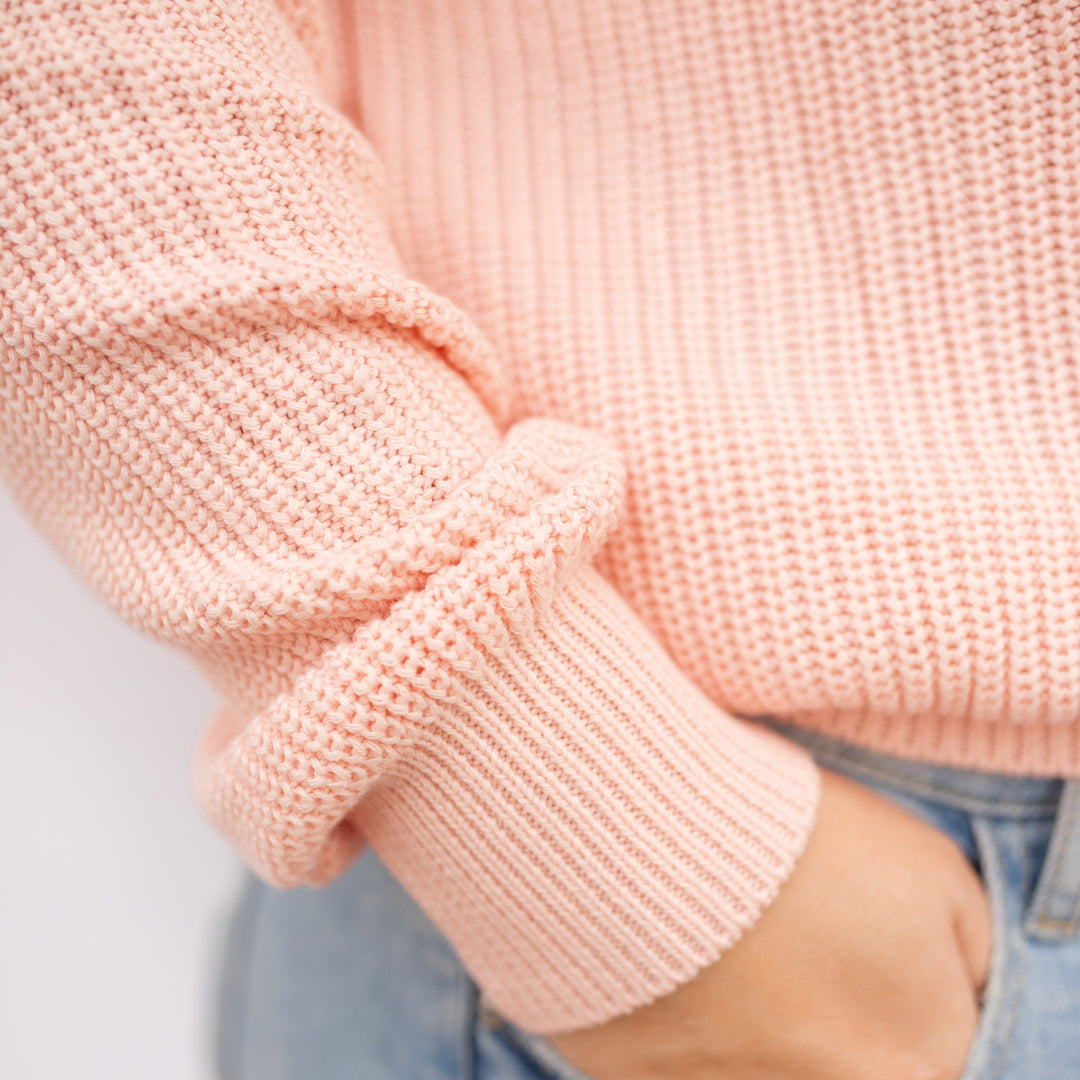 Mummy Chunky Knit - Peachy