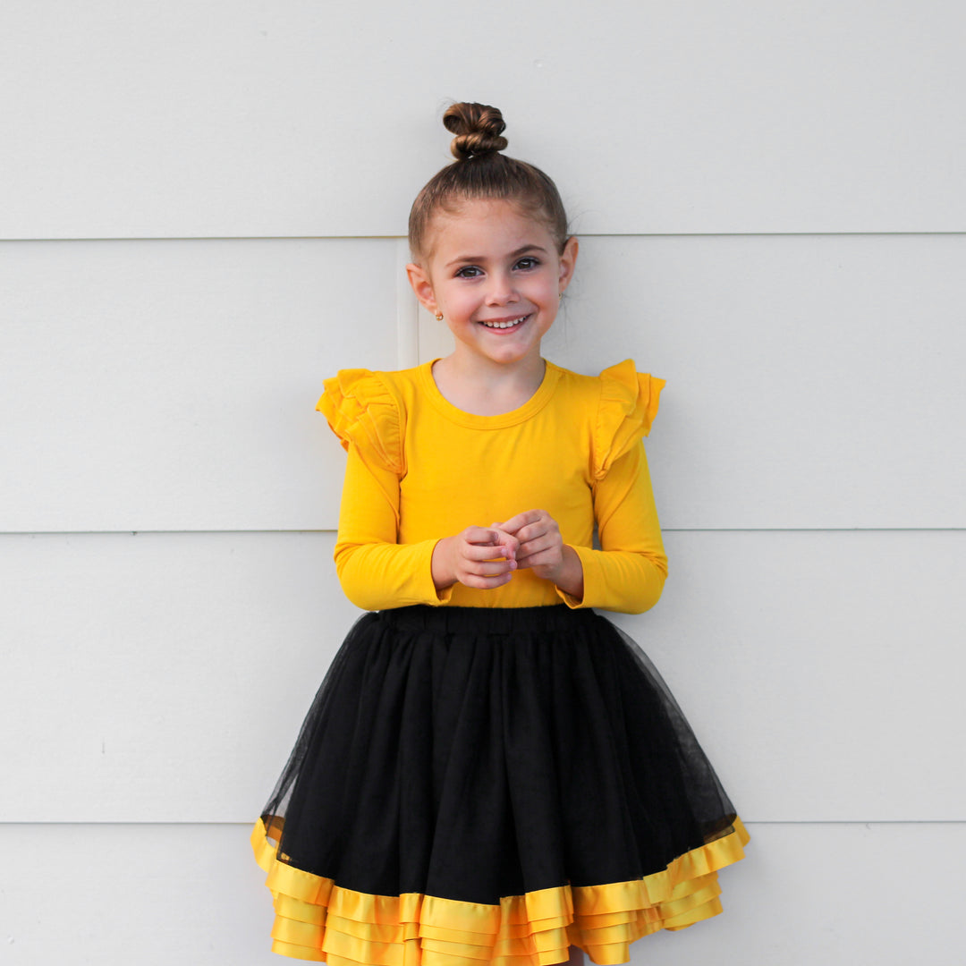 Tutu Skirt - Gold & Black