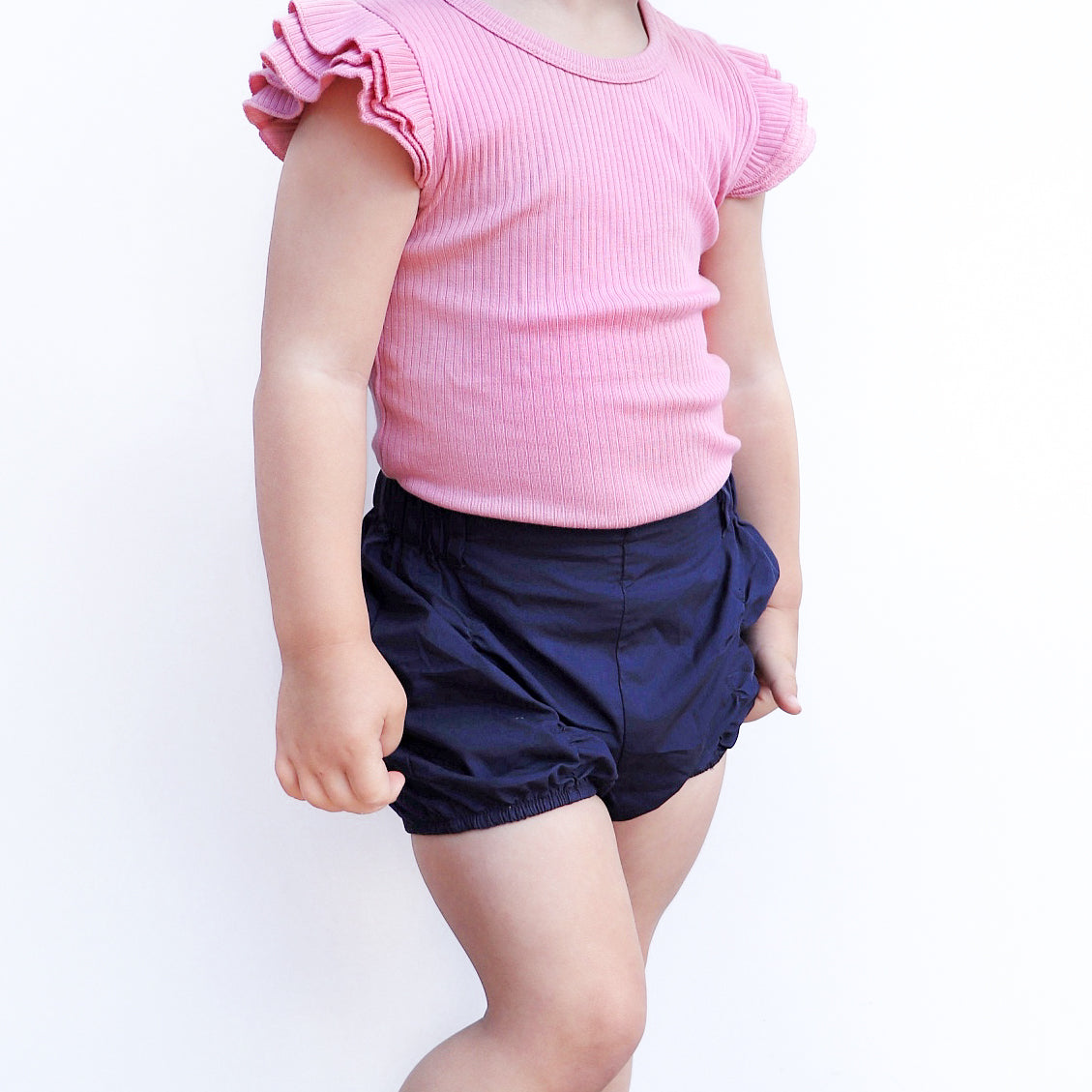 Baby girl clearance navy shorts