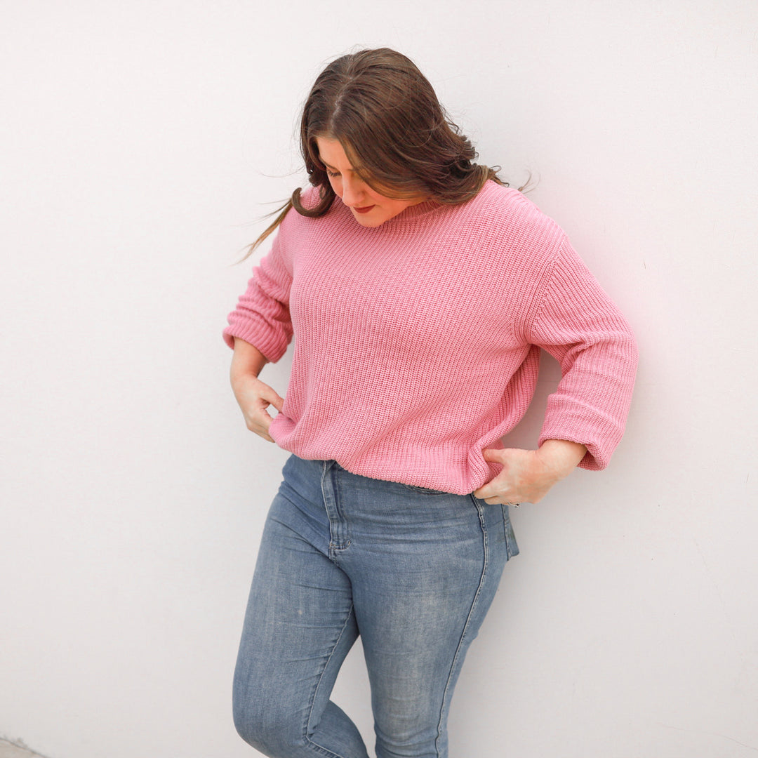 Mummy Chunky Knit - Parisian Pink