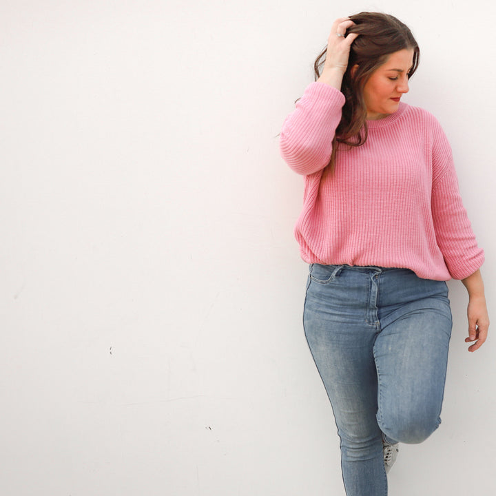 Mummy Chunky Knit - Parisian Pink