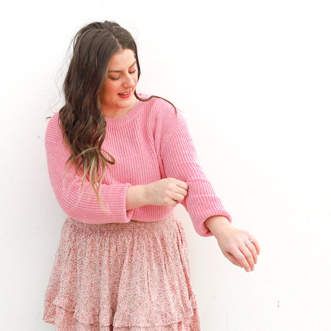 Mummy Chunky Knit - Parisian Pink