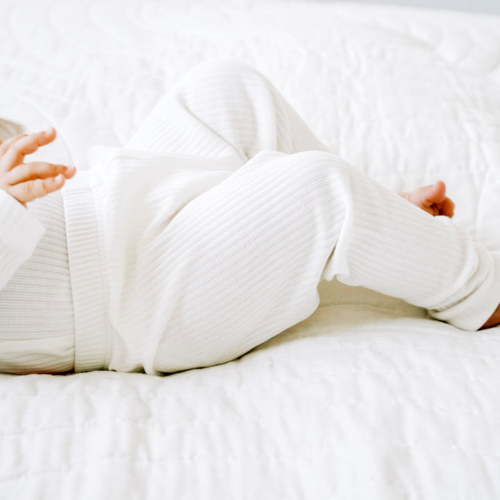 baby white leggings