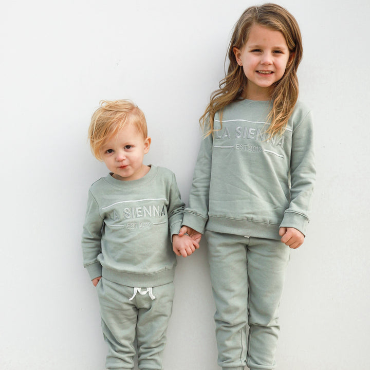 baby kids basil track pants