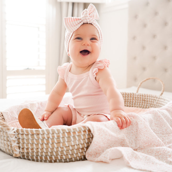 Cozy Singlet & Shorties Set - Peachy