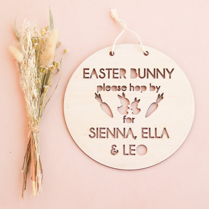 Easter Sign - Please Hop By