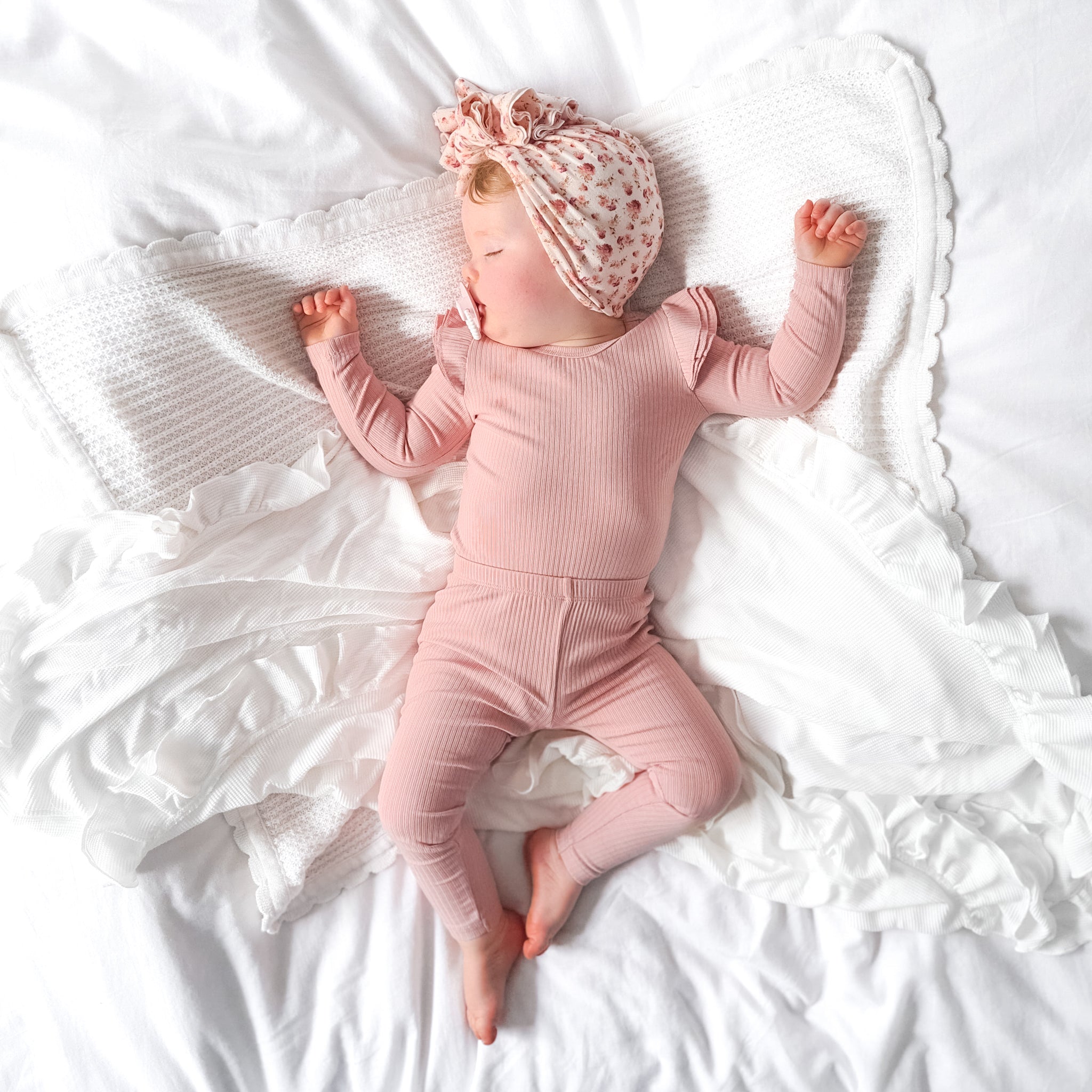 Pink cozy sleep legging best sale