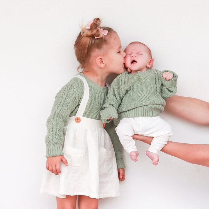 baby white leggings