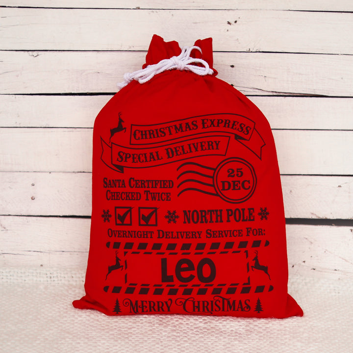 Santa Sack - Christmas Express - Custom Name