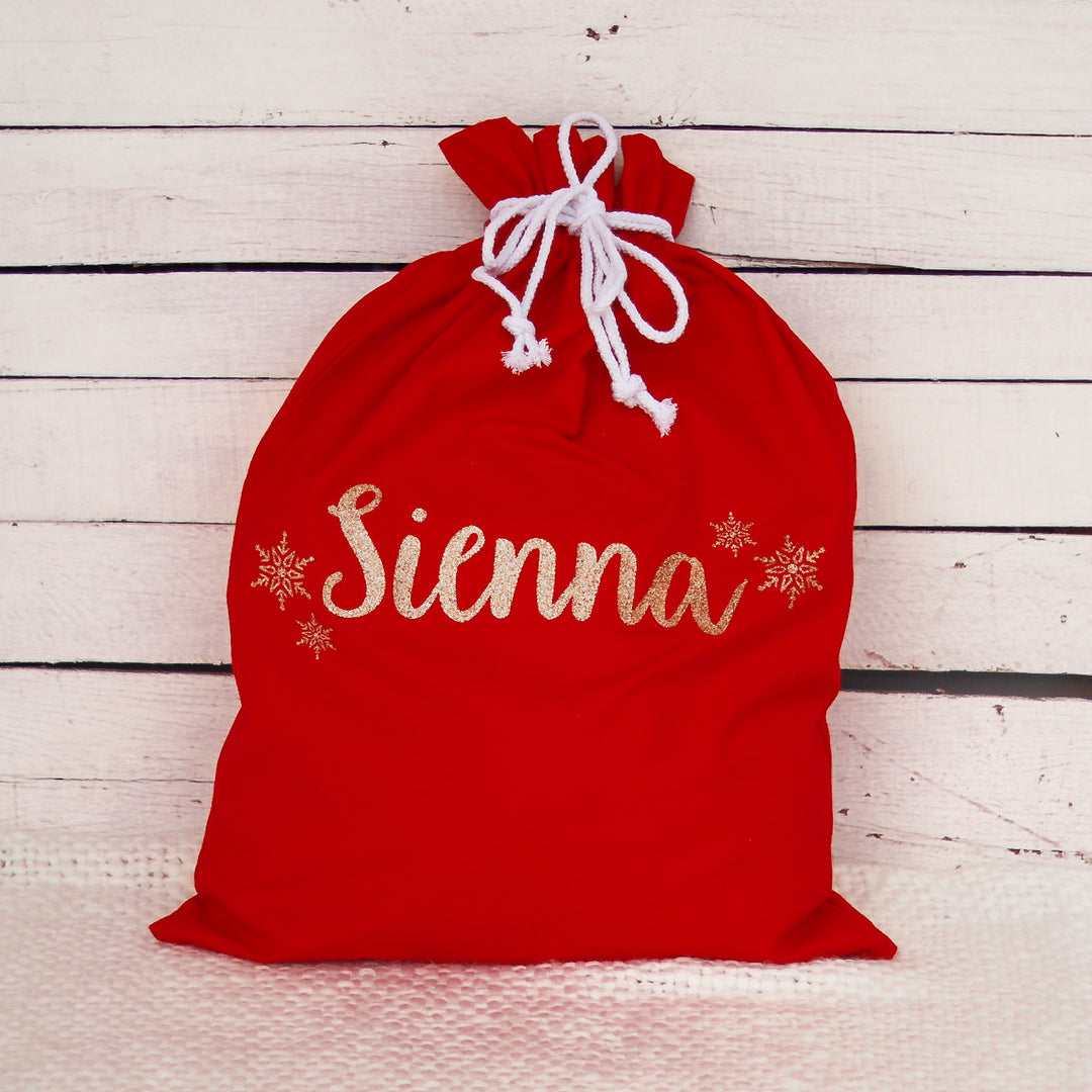 Santa Sack - Snowflake Name - Vinyl