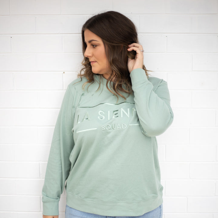 Mummy Squad Sweater - Seafoam