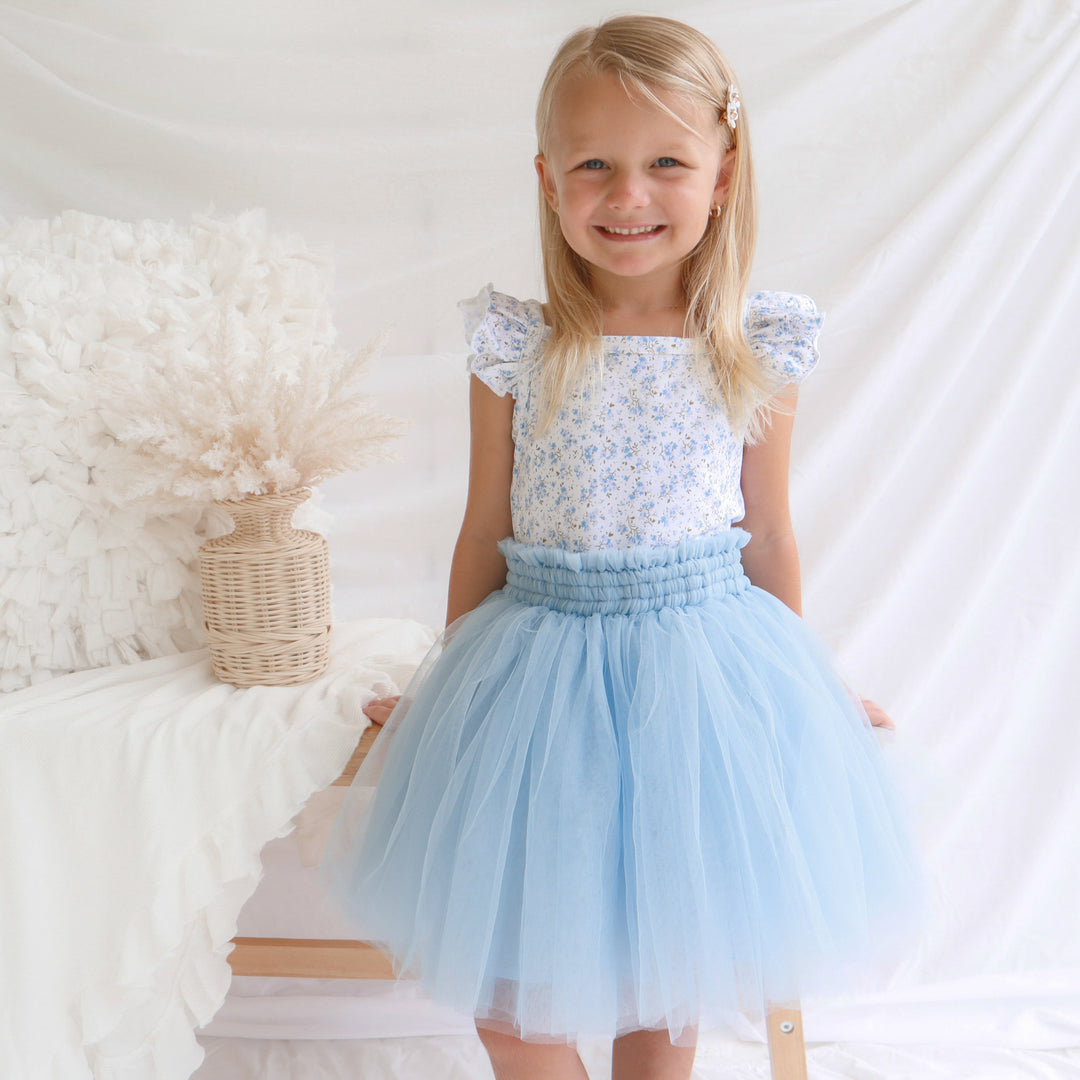 Tulle Tutu Skirt - Ice Blue