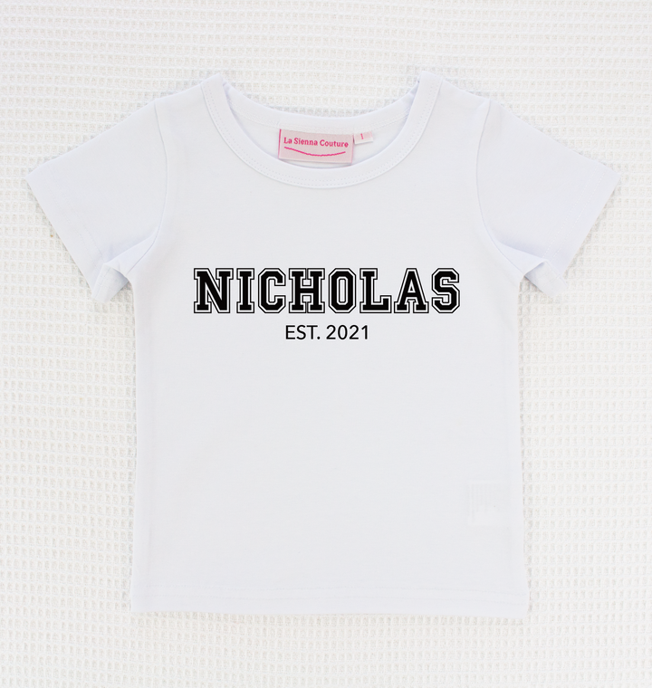 Name + Year - UNISEX Custom