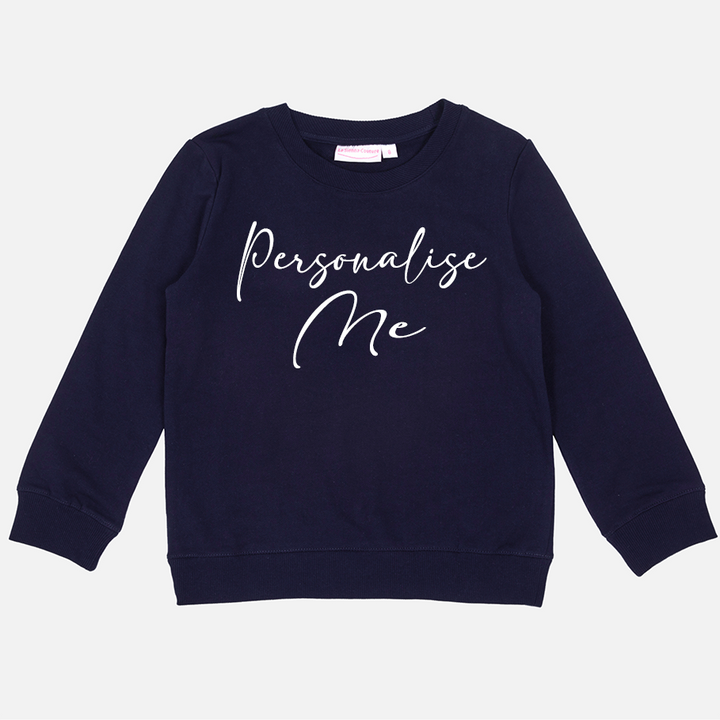 Personalised Mummy Crew Neck - Navy