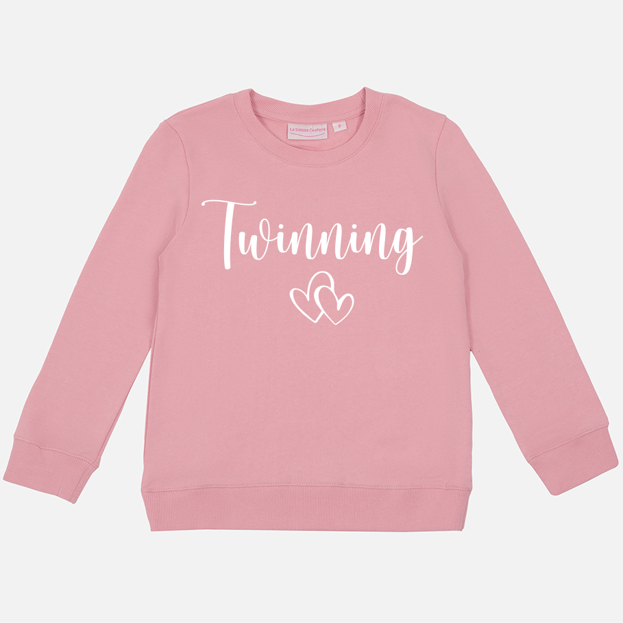 Personalised Mummy Crew Neck - Parisian Pink