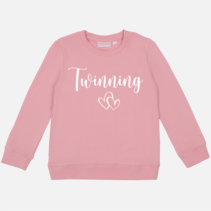 Personalised Mummy Crew Neck - Parisian Pink