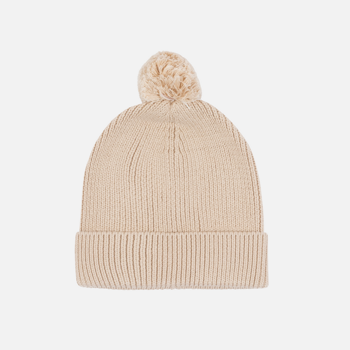 Knitted Beanie - Oatmeal