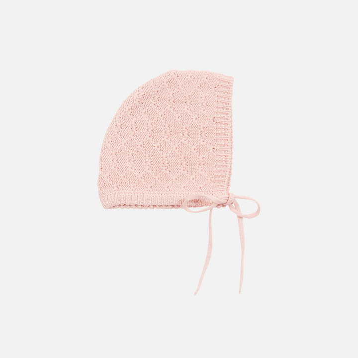 Montee Knitted Bonnet - Rose Quartz