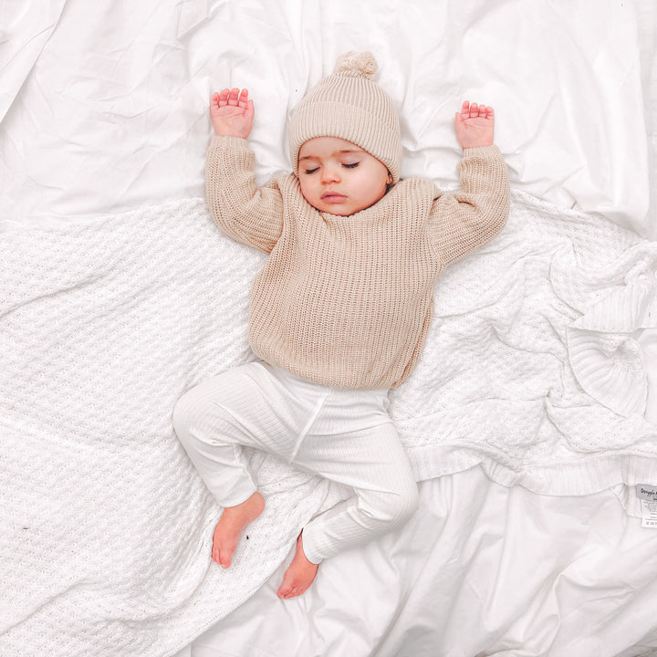 baby white leggings