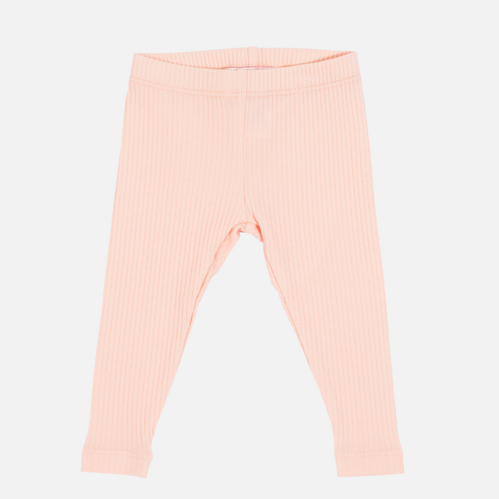 baby girl peach leggings